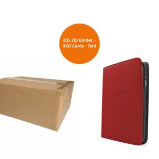 EVORETRO: Zip Binder – 360 Cards – Red Case (20pcs)